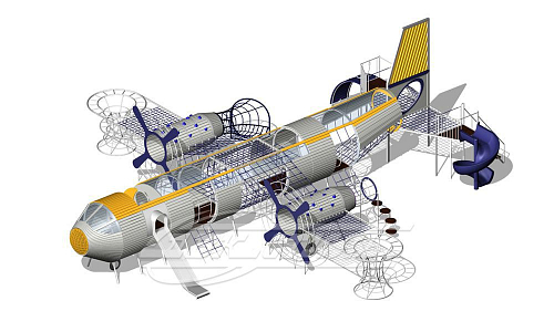 Игровой комплекс Industrial ГН-2310/1 Самолет
